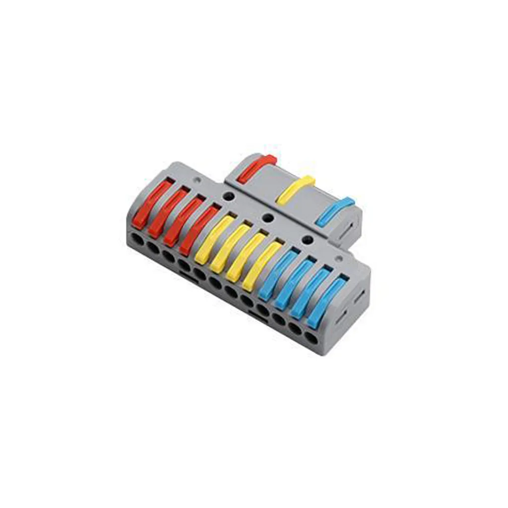 Connecteur Rapide 3 en 12 Sorties avec Leviers de Fixation Intégrés