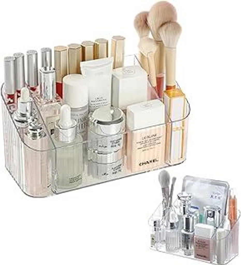 Organizer Trucchi 7 Scomparti SLHEQING - Must-Have Beauty Trasparente