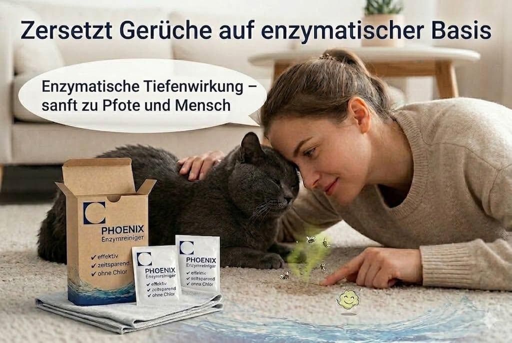 Katzenurin Entferner 100g (5L) Enzymreiniger | PHOENIX Produktbild 