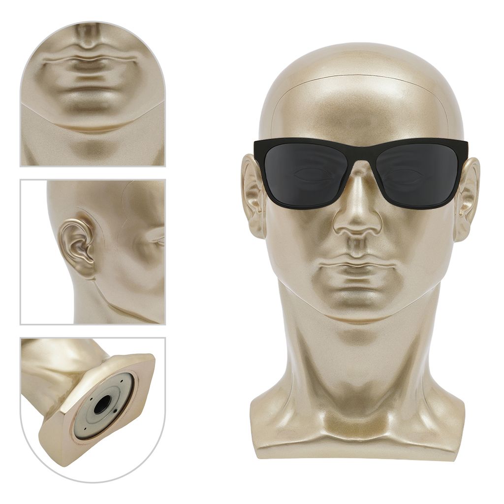 Obvod hlavy figuríny 50 cm Mužský model hlavy (šampaňské Obrázek produktu 