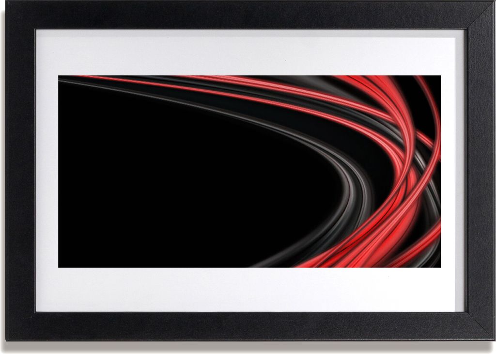 Bild 30x20 MDF-Rahmen Wandkunst Abstraction Graphics