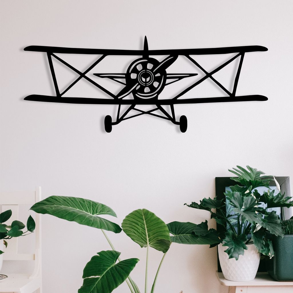 Wallity, Vecihi- ENZ1264, Schwarz, Sonstige Wohndekorationen, 66 x 26 cm, 100% Metall (Dicke: 1