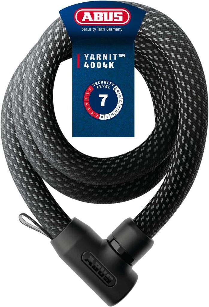 Antivol Abus 50637 - 4004K/140 black Yarnit Image du produit 