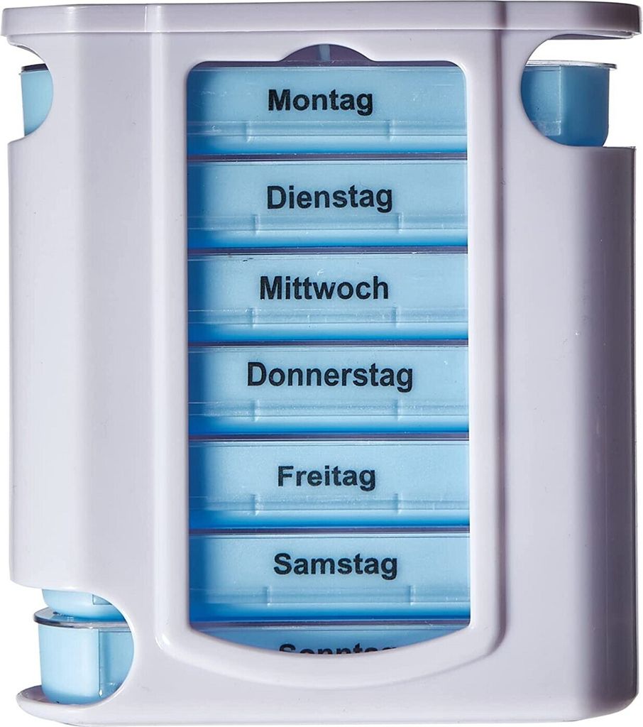 Pillen-/ Tablettenbox 13x11x4cm Wocheneinteilung Produktbild 6