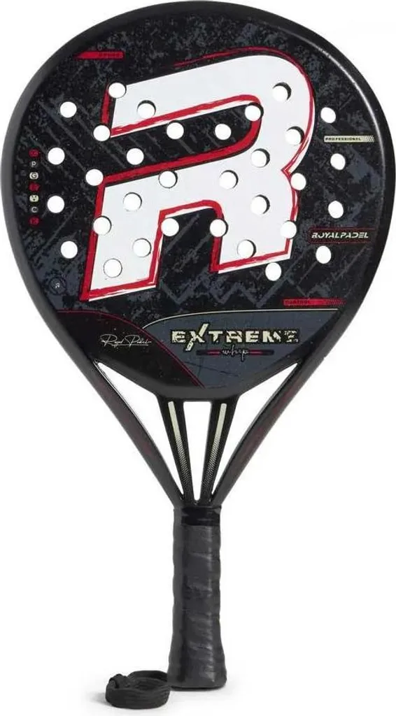 Raquette Royal Padel Whip Extreme 2026 Argent avec Système Anti-Choc