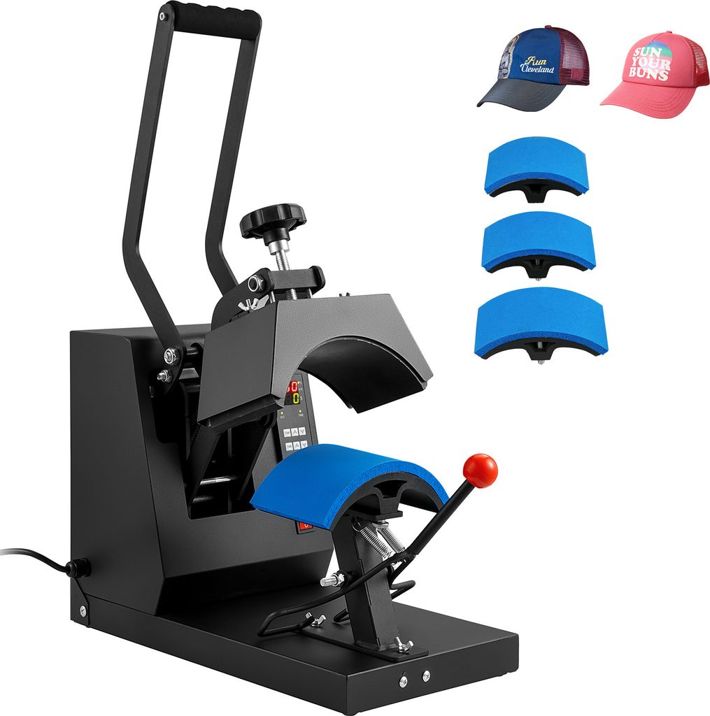 SucceBuy 4-in-1-Kappe-Hitzepresse, 6 x 3 Zoll, Produktbild 