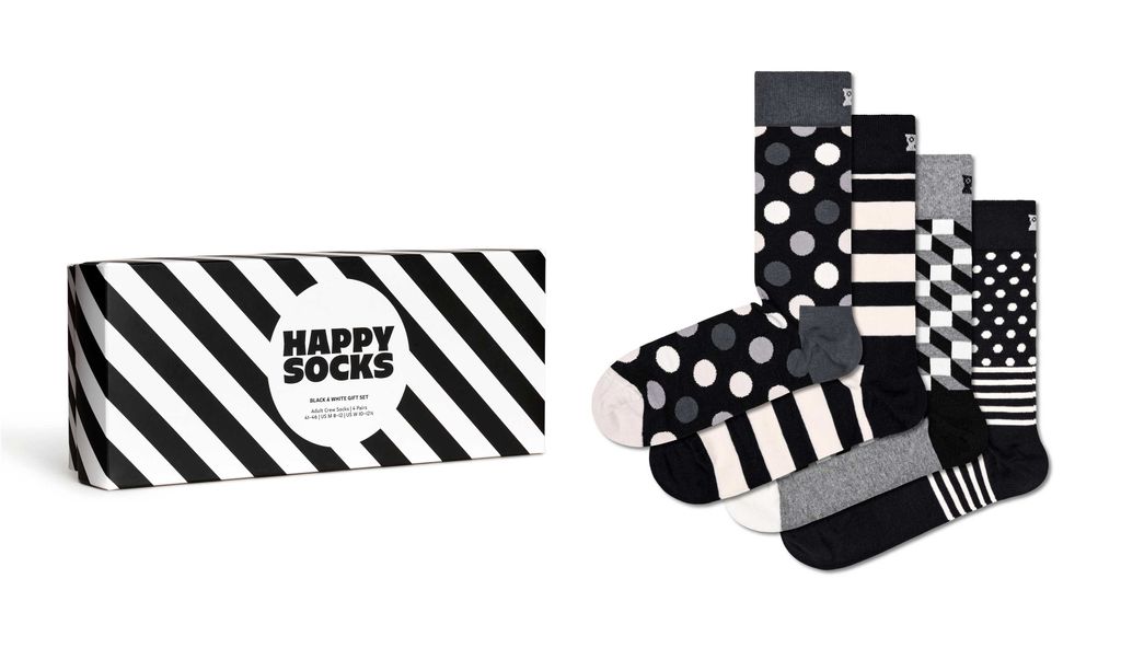 Happy Socks Classic Black & White Geschenk