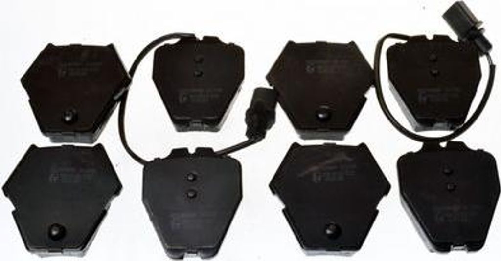 DENCKERMANN B111045 Bremsbelagsatz, Scheibenbremse OE 4B0698151D kompatibel mit A4 8D, A6 4B, Passat 3B, Phaeton