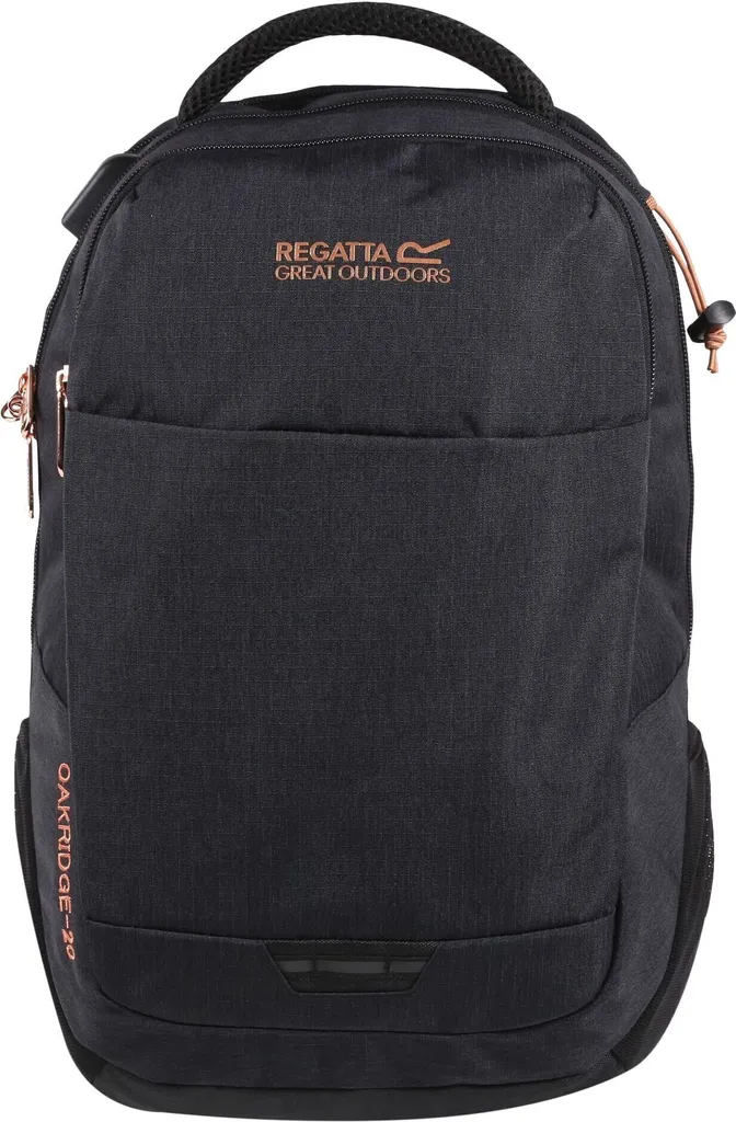 Sac à dos Oakridge 20L Regatta RG6318 unisexe Noir et Or Rose robuste