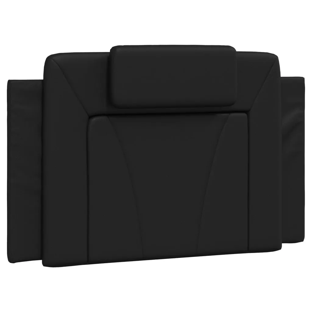 Cuscino Testiera 90 cm Nero SYFAX Viana - Pelle Sintetica di Design