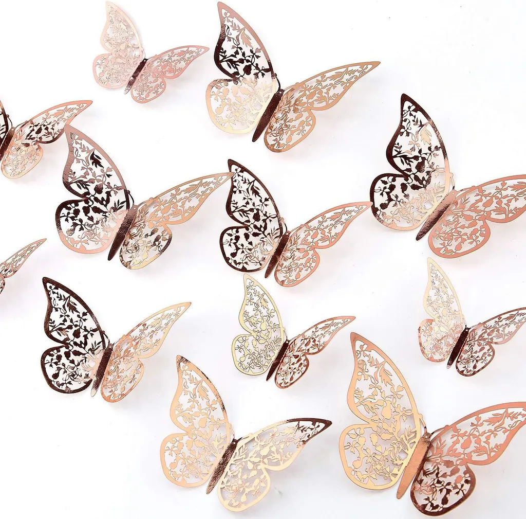 Sticker Papillon 3D Mural pour Relooker une Chambre sans Abîmer le Mur