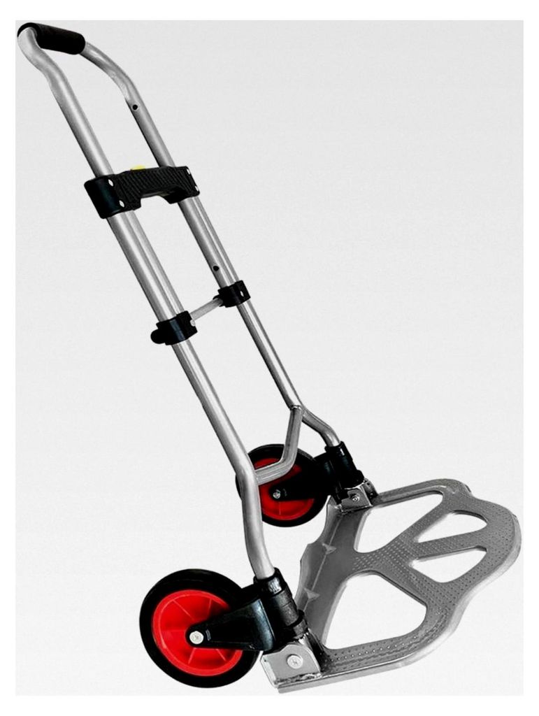 Klappbare Sackkarre Transportkarre Handkarre Rucksack Trolley Gepäckwagen mit ausziehbarem Griff bis 60 kg belastbar