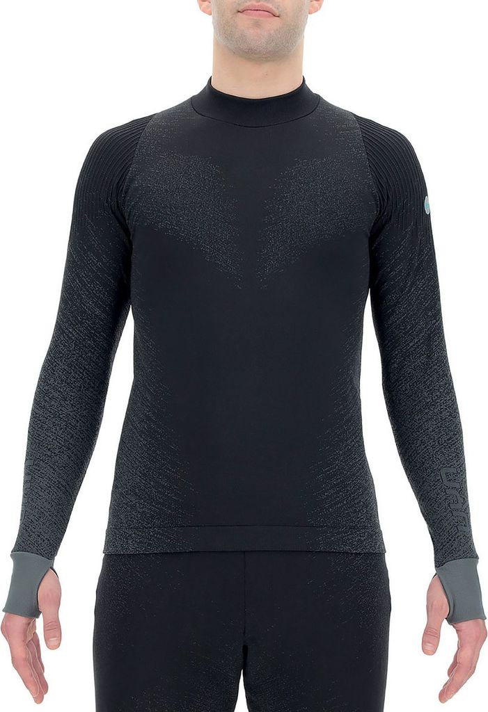 UYN Exceleration langarm Laufshirt Herren black/cloud S Produktbild 