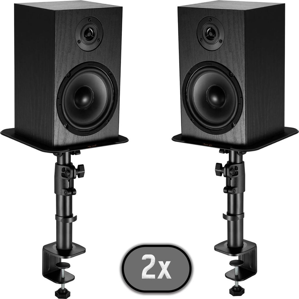 2 Ständer für Lautsprecher Lasten bis zu: 15 kg, höhenverstellbar: 264 - 405 mm, Inhalt: 2 Stücke