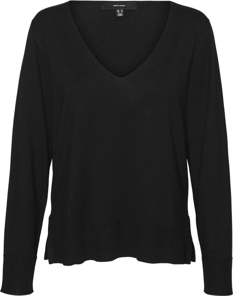 VERO MODA Strickpullover loose fit V-Ausschnitt Langarm Größe: M