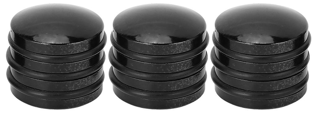 3 Stück O-Ring-Gitarrenknöpfe, rutschfester Griff, Metall-Potentiometer-Reglerknöpfe für E-Gitarre und Bassgitarre