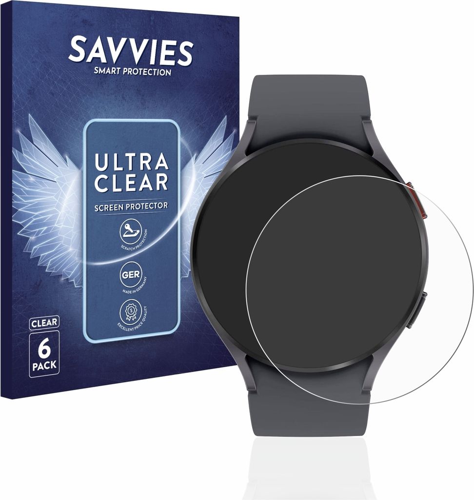6x Für Samsung Galaxy Watch 5 (44mm) Schutzfolie Savvies Produktbild 