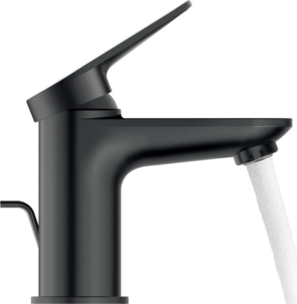 Duravit Wave Einhebel-Waschtischmischer, Ausladung 95 mm, mit Ablaufgarnitur, WA1010001046