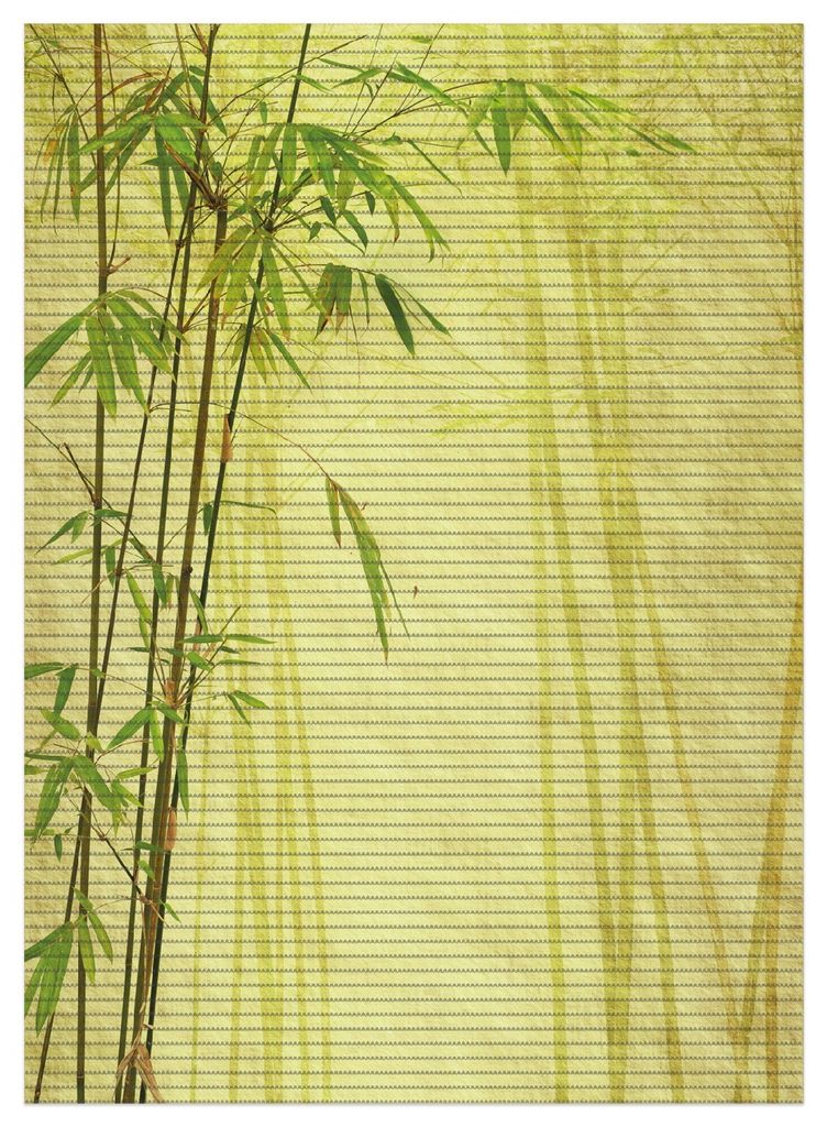 Wallario Duschmatte Antirutschmatte Badmatte Fußmatte Antiker Bambus, Größe ca. 90 x 65 cm