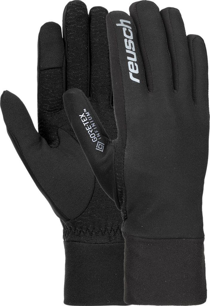 Reusch Fingerhandschuhe Karayel GORE-TEX INFINIUM mit praktischer Touch-Tec Technologie black / silver 6