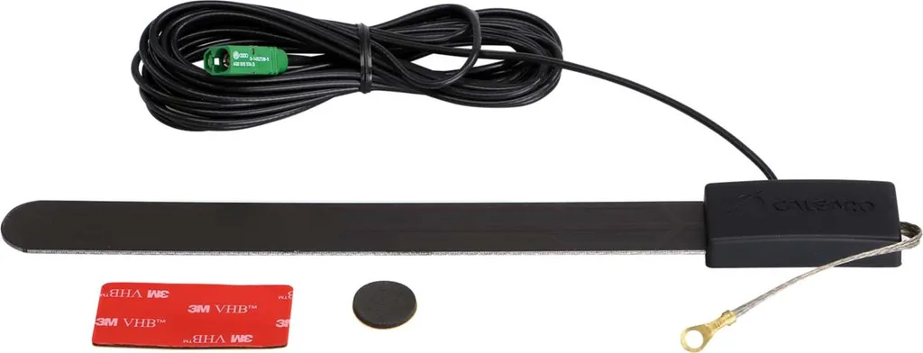 Antenne sur verre DVB-T Fakra(f) 12V alimentation fantôme noire active