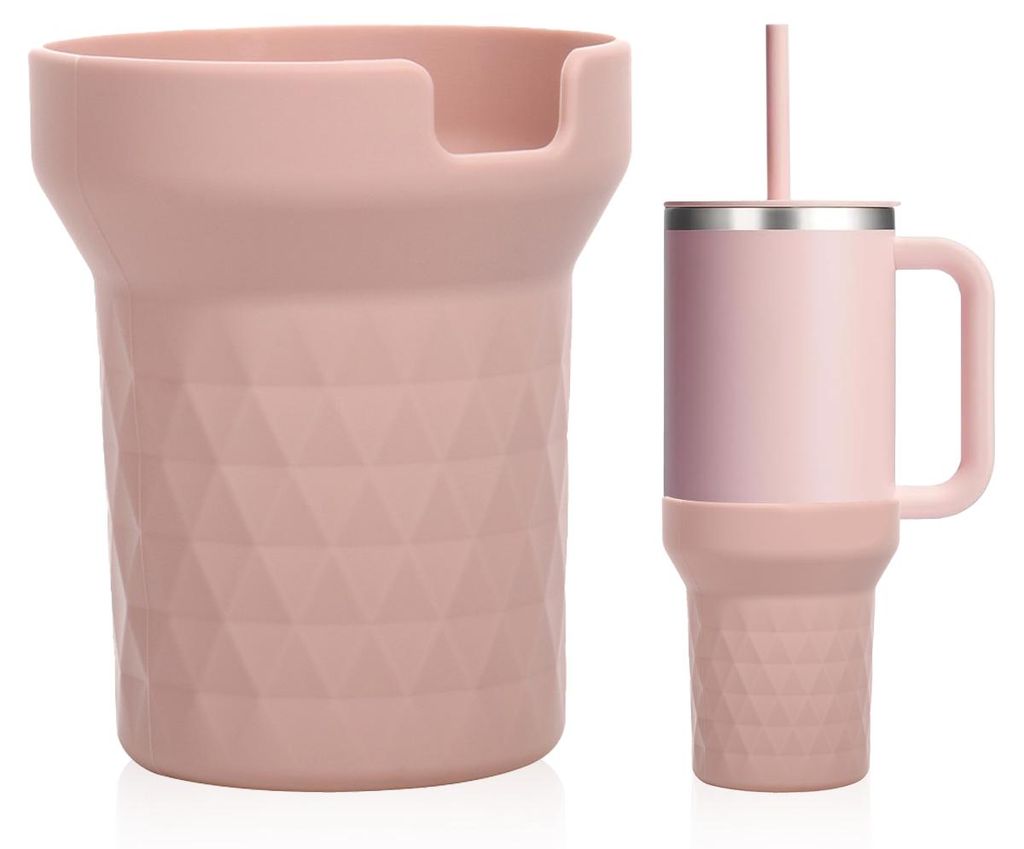 Silikon-Schutzhülle 1 Stück, Rosa, Für 40oz Stanley H2.0 Produktbild 