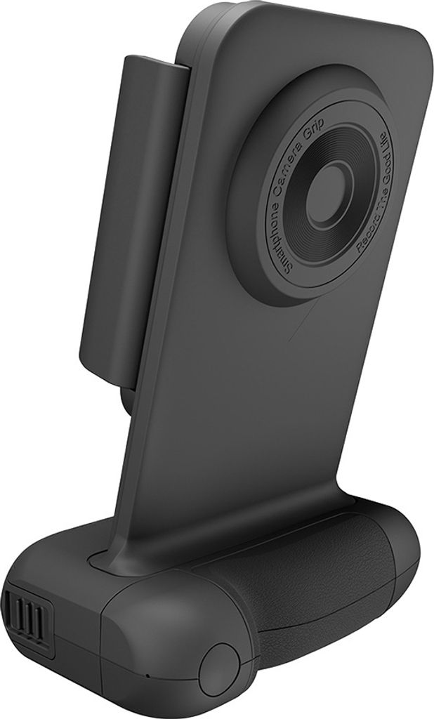 Snap Grip fuer Smartphone-Kamera, 15 W, kabelloser Ladestaender, drehbarer magnetischer Kameragriff, BT-Halterung, Fernbedienung fuer Video-Fotoauf...
