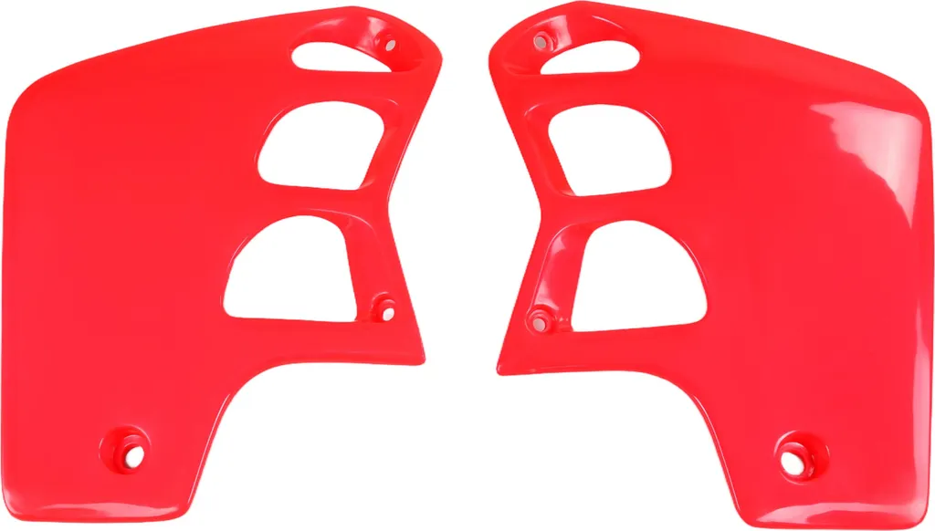 Ouïes de radiateur UFO PLAST 2 parties pour Honda CR 500 R cross rouge
