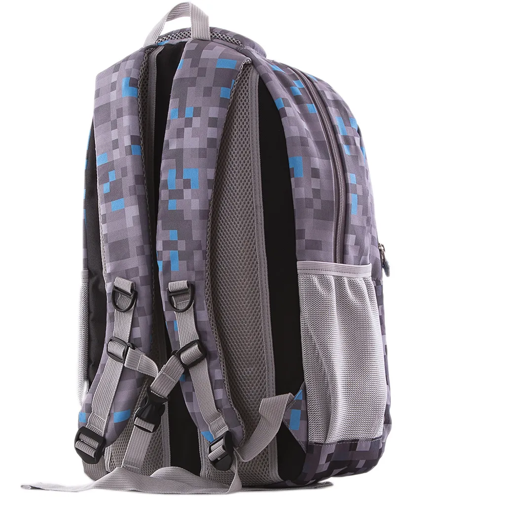 Sac à dos ordinateur PIXIE CREW gris-bleu idéal pour cours et loisirs - 2
