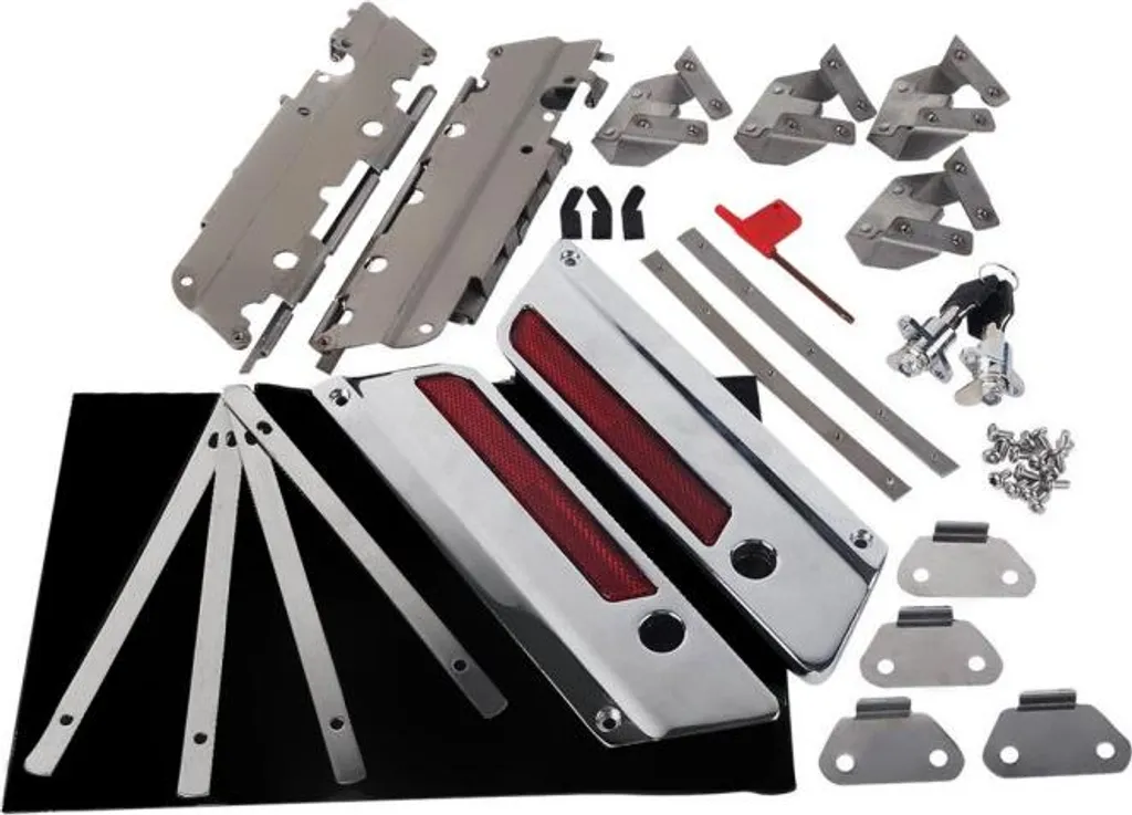 Kit Chiusura e Cerniere per Borse Harley Davidson 94-13 | Touring Set