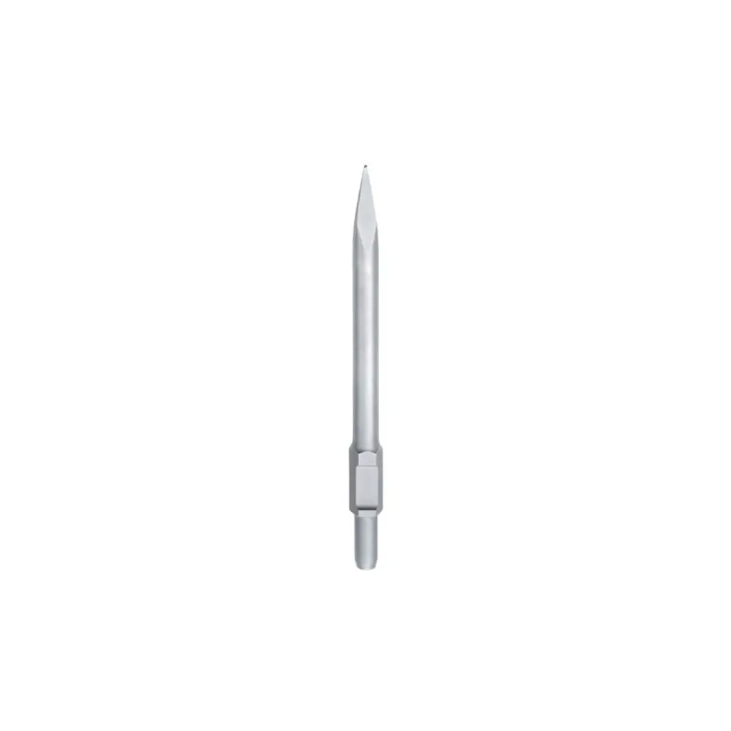 Pointerolle marteau-piqueur à emmanchement hexagonal 30mm en acier - 3