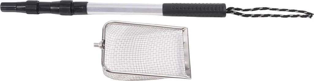 Pelle à litière extensible en acier inoxydable avec long manche réglable