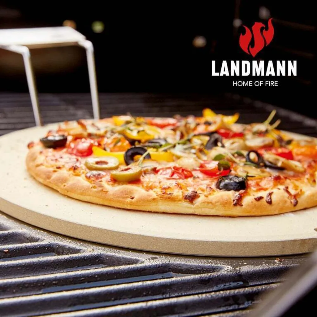 Insert pour Pierre à Pizza Landmann : Support de Cuisson Barbecue Inox - 7
