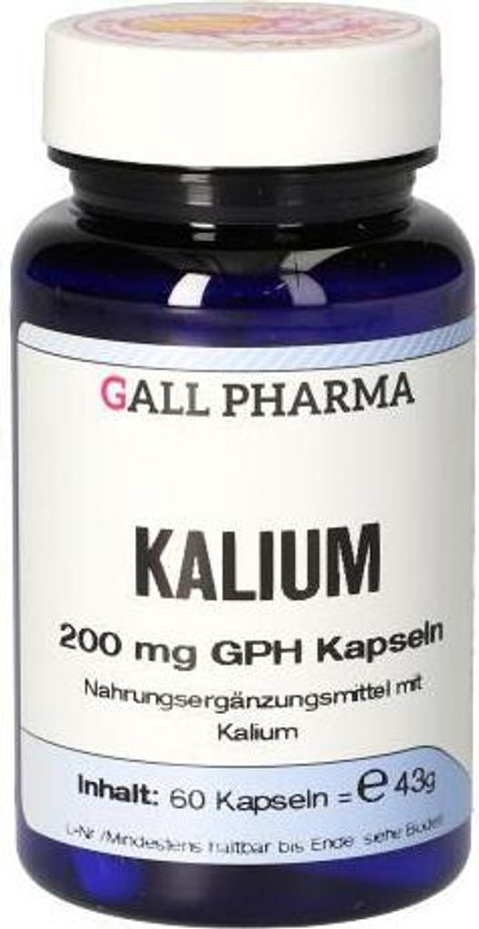 Kalium 200mg GPH Kapseln, 60 St KAP