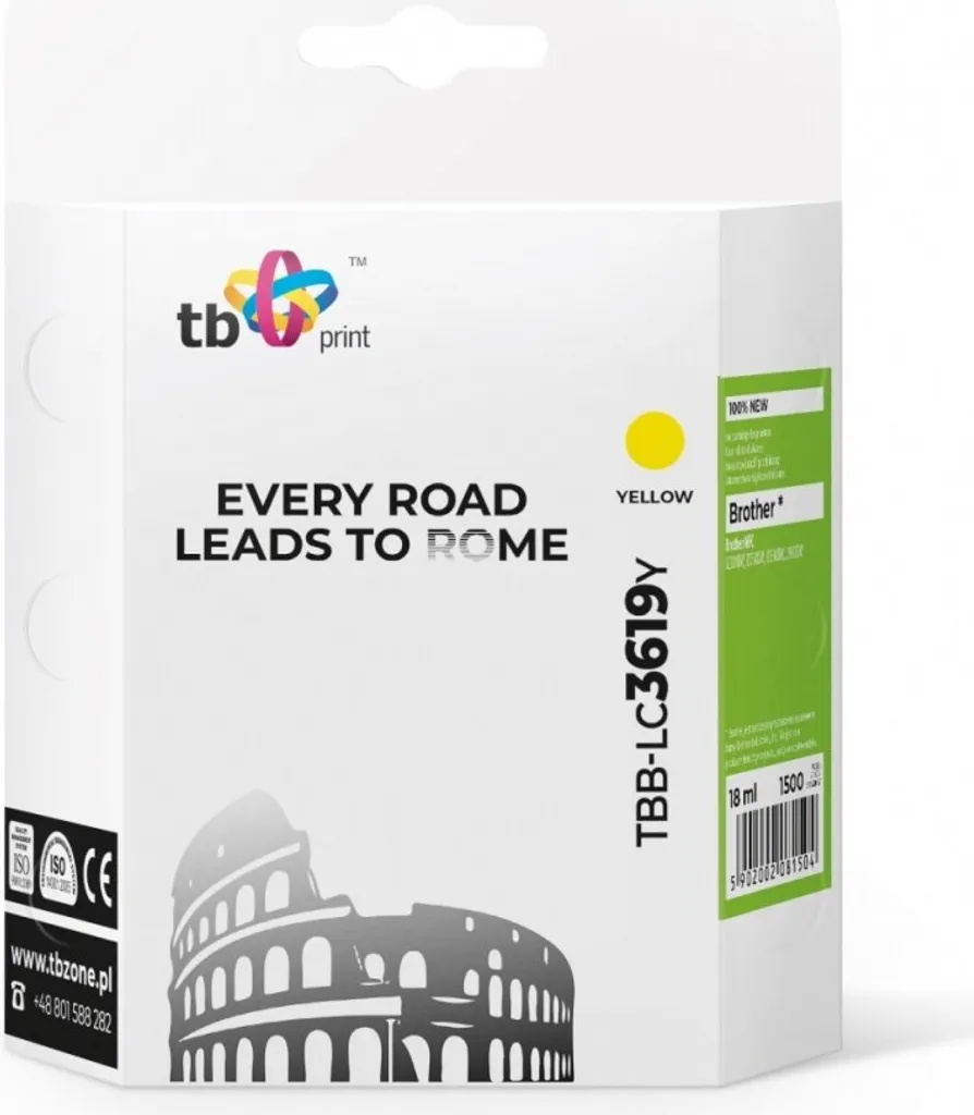 Cartuccia Gialla TB Print TBB-LC3619Y Compatibile Brother MFC - Offerta
