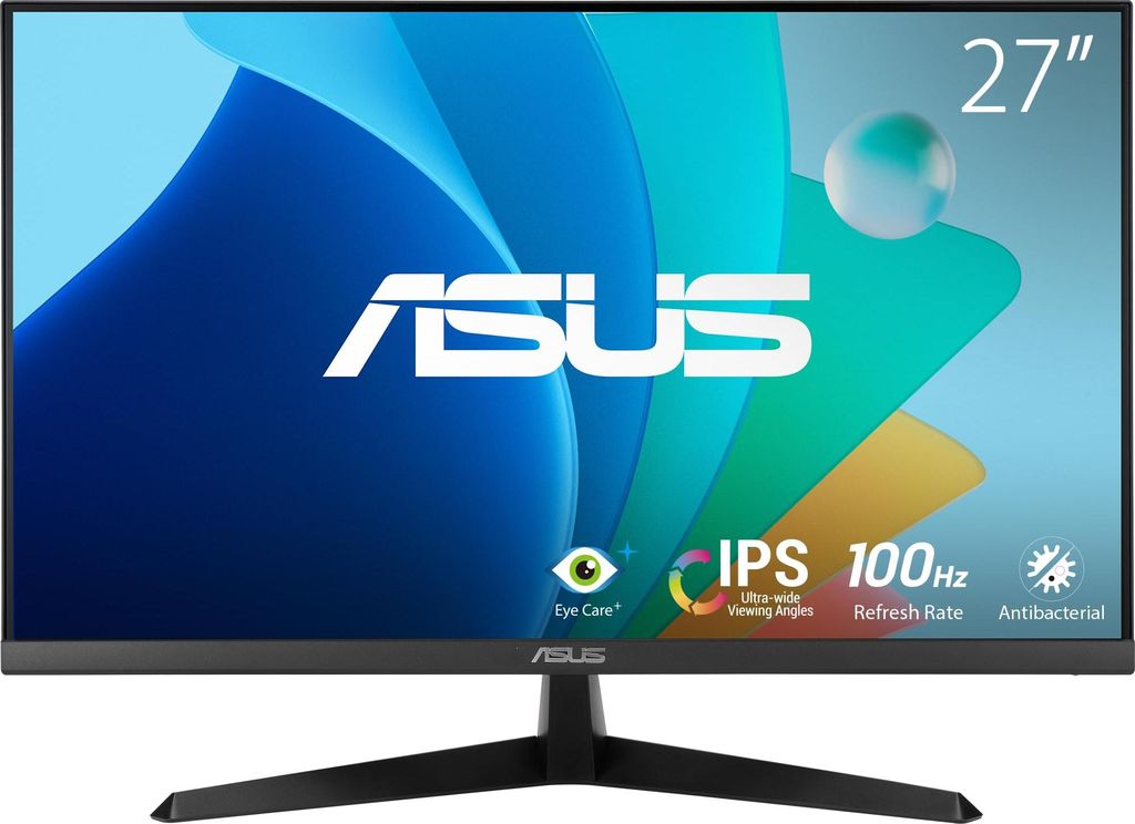 ASUS Eye Care VY279HF - 27 Zoll Full HD Monitor mit 100 Hz und 1ms Reaktionszeit