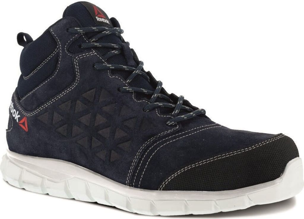 Reebok Excel Light Safety, Männlich, Erwachsener, Sicherheits-Sneakers, Navy, Tunnelzugverschluss, EN ISO 20345, S3