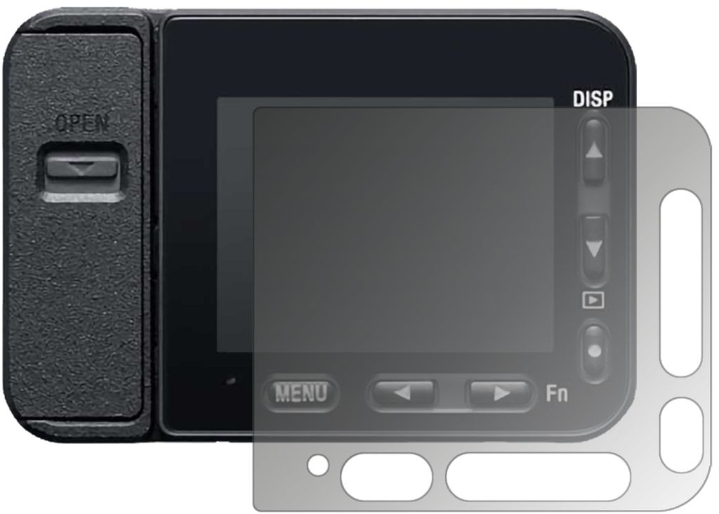 Blickschutzfolie für Sony DSC-RX0M2 matt Schutzfolie Folie Display Schutz dipos