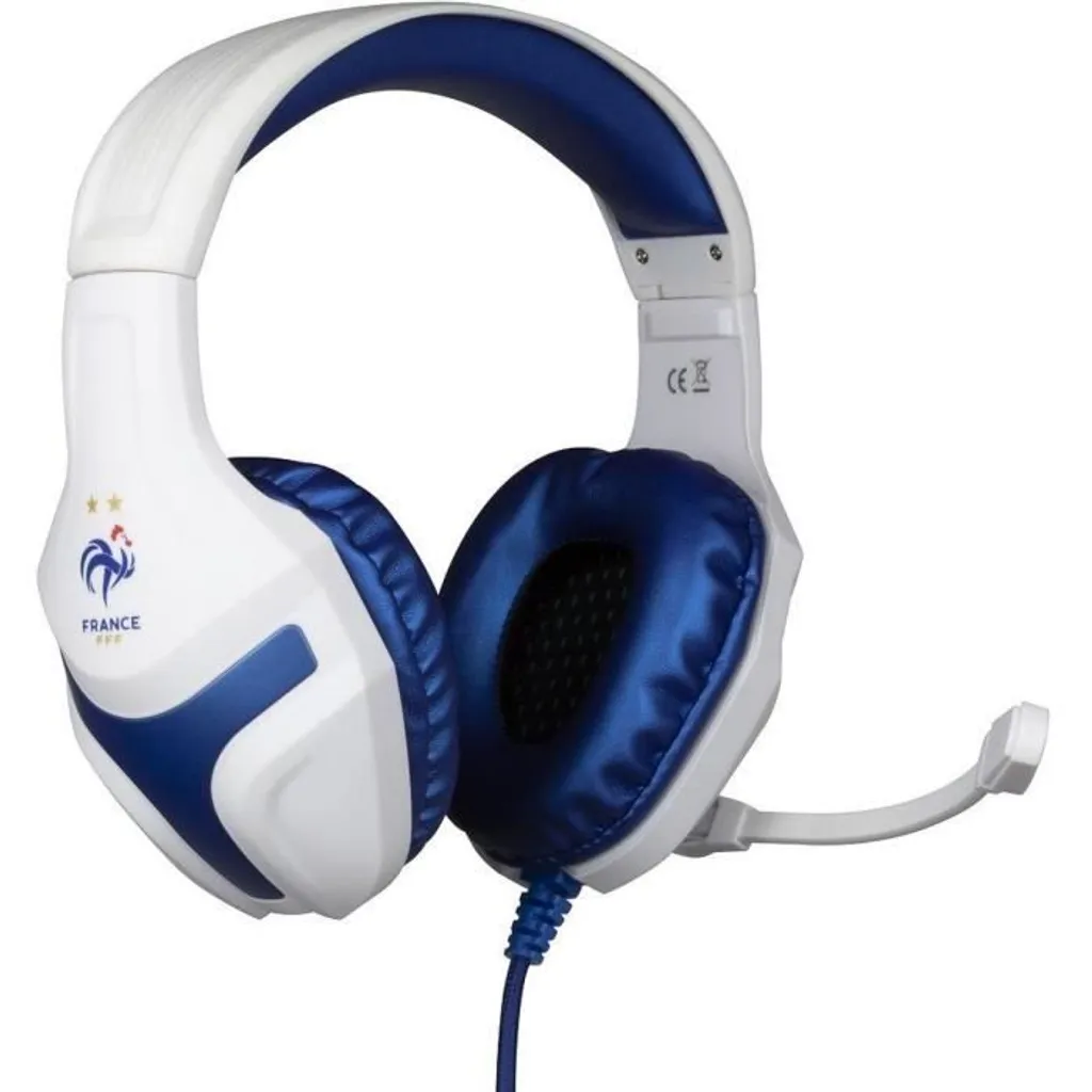 Micro-Casque Gamer Konix PS400 FFF Blanc Multiplateforme PS4 Switch