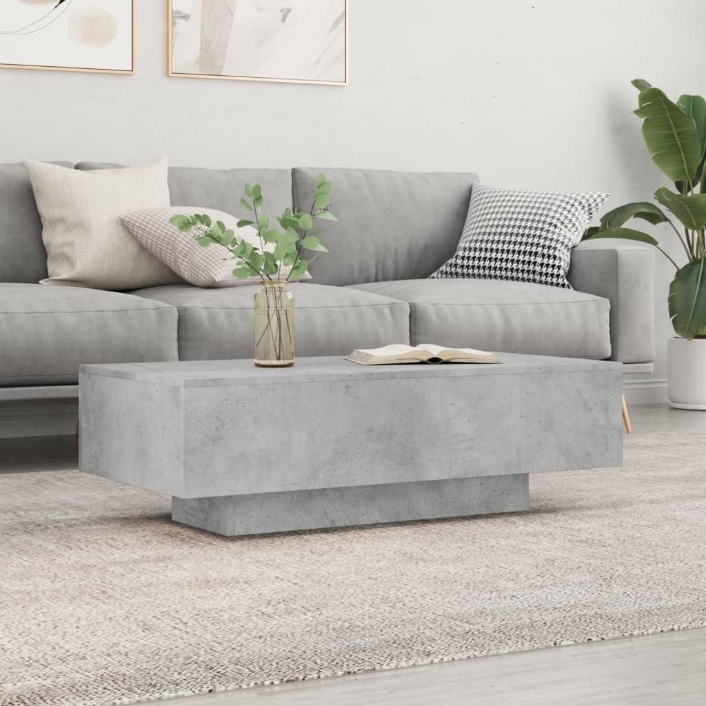 "2024"cloris Couchtisch Betongrau 100x49,5x31 cm Produktbild 