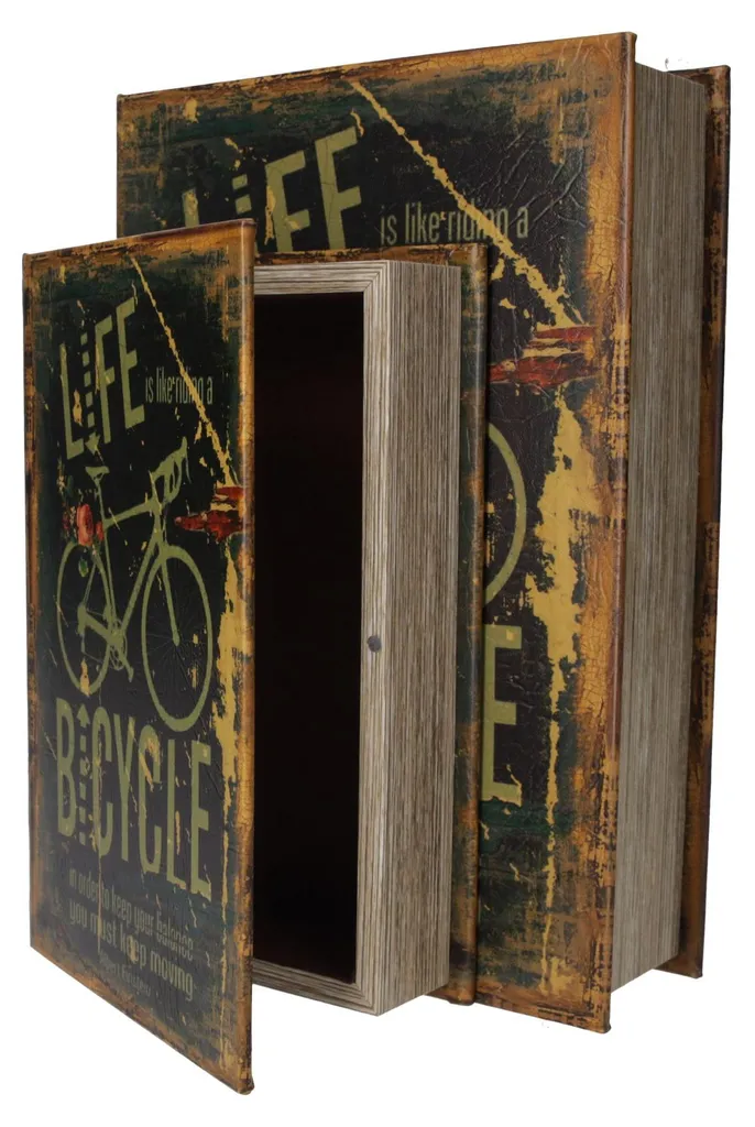 Set de boîtes de rangement déco livre pour ranger vos objets - 5