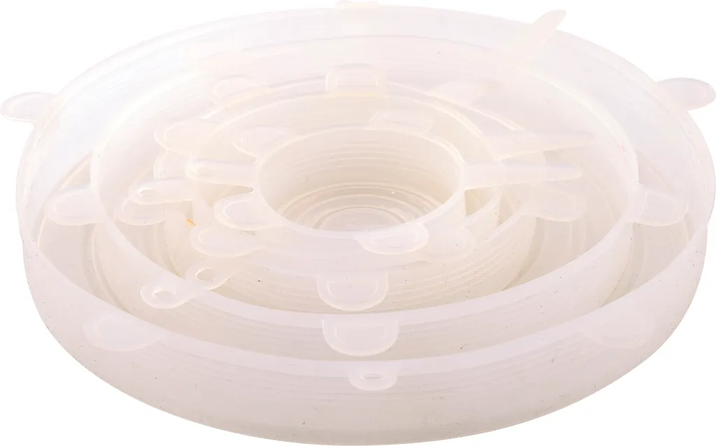 Couvercle Silicone Flexible Réutilisable - Kit de 6 Tailles Ajustables