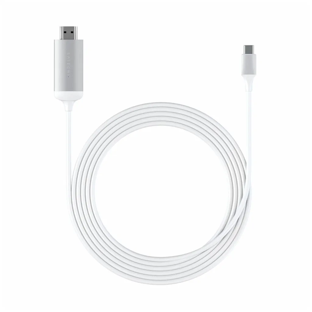 Adaptateur Satechi Type-C vers HDMI 4K Argent - Sortie Vidéo Fluide 60Hz