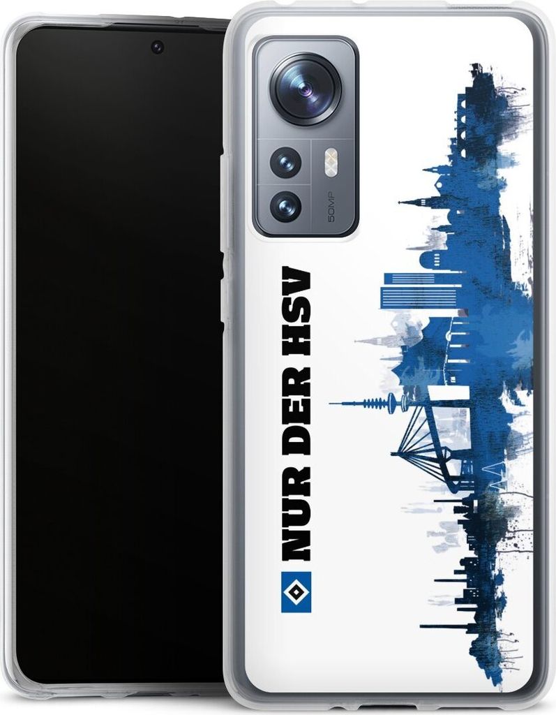 DeinDesign Handyhülle für Xiaomi 12X 5G Silikon Hülle Case Smartphone Schutzhülle Bundesliga HSV Offizielles Lizenzprodukt