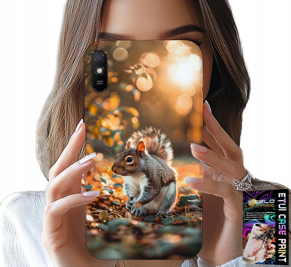 Hülle Für Xiaomi Redmi 9A - Süsses Eichhörnchen, Hülle Mit Eigenem Design