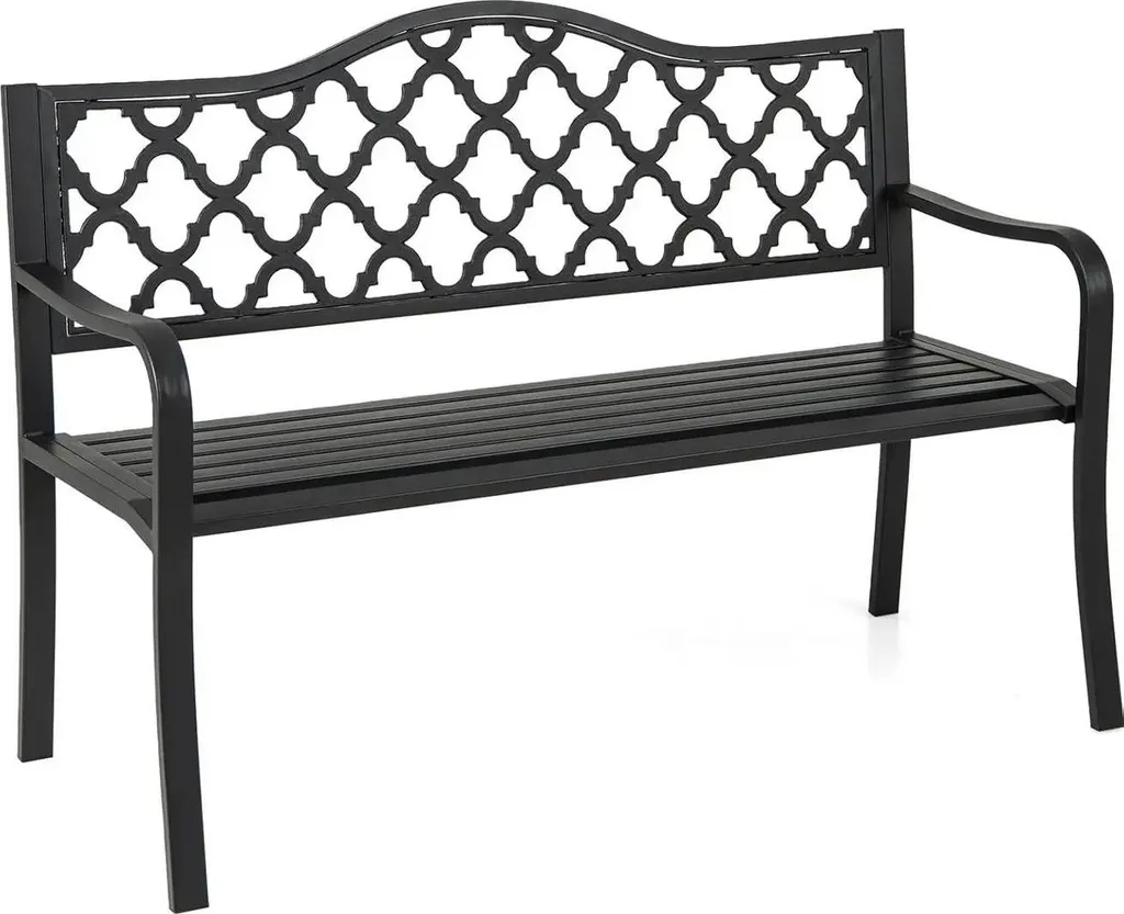 Banc de jardin métal anti-rouille : fini l'entretien du mobilier