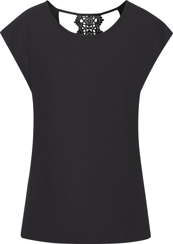 LASCANA Kurzarmshirt schwarz Größe 32/34