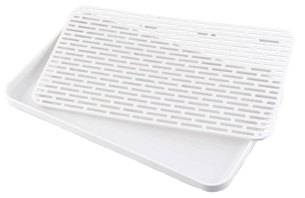 39 x 22,5 cm Abtropfgestell, Abtropfkorb, Geschirrständer, Abtropfgestell für die Spüle, Geschirrkorb, Abtropfgestell für Tassen, Obst, Tee, Sc...