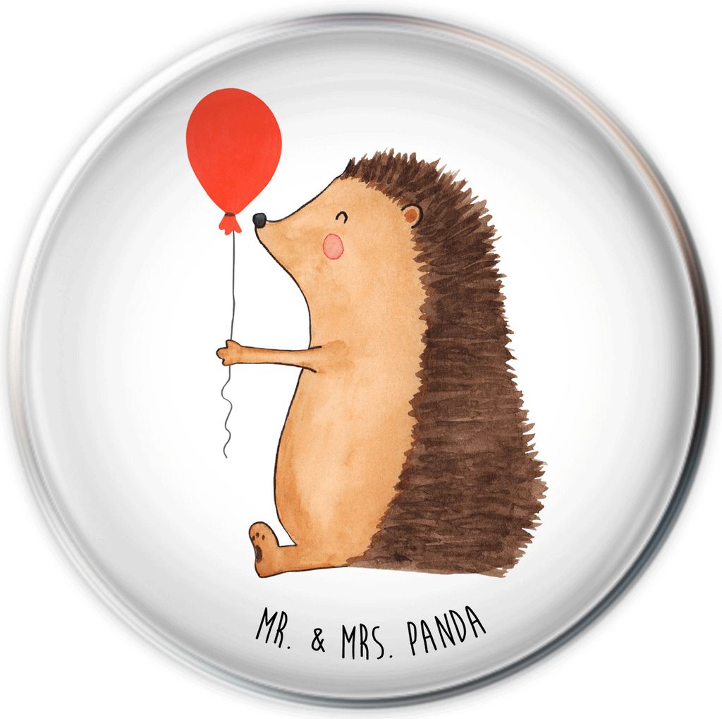 Mr. & Mrs. Panda Abflussstopfen Igel Luftballon - Weiß - Geschenk, Abflussstöpsel, stopfen waschbecken, Stöpsel, Ballon, Herzlichen Glückwunsch...