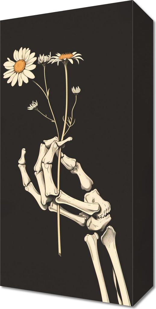 Bild 20x40cm Leben und Vergänglichkeit